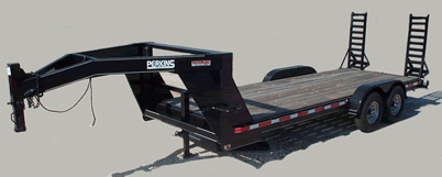 14,000# Flatbed Gooseneck Trailer